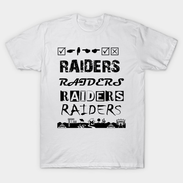 RAIDERS T-Shirt by STAR SHOP